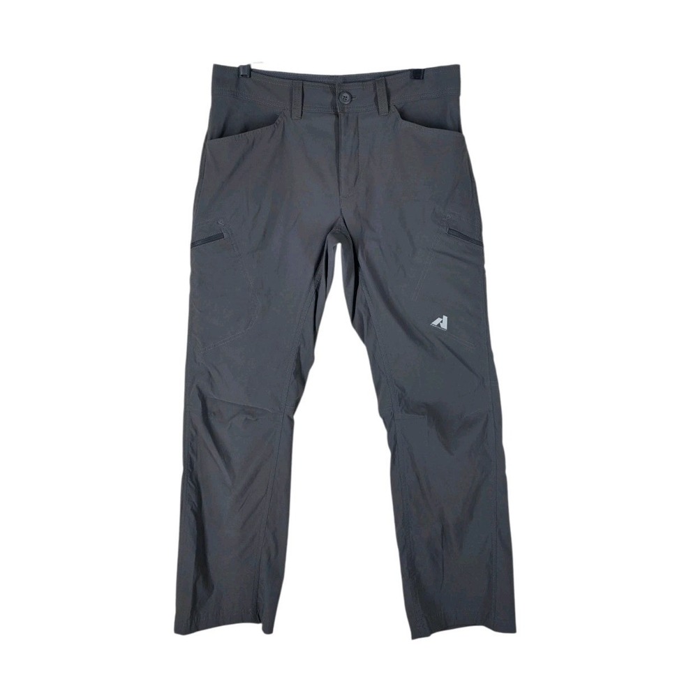 Eddie Bauer First Ascent Guide Pro Pants Mens 32x30 Gray Hiking Outdoor Stretch